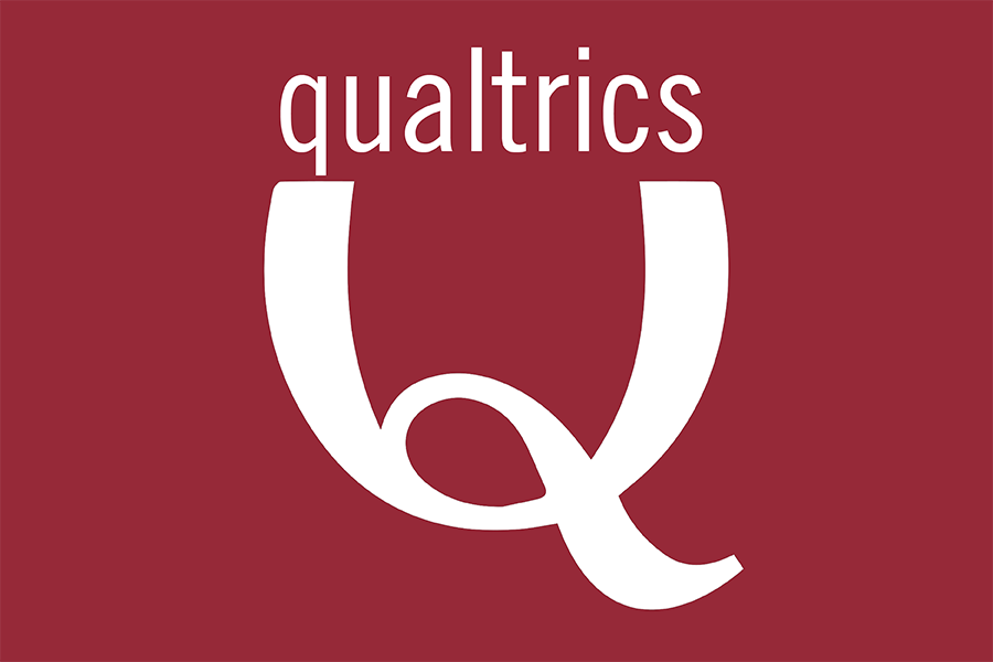 Red Qualtrics logo