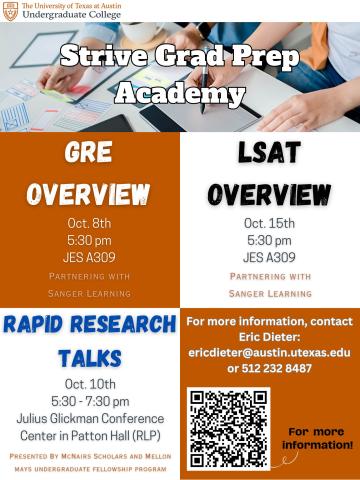 Strive Grad Prep Academy Fall 2024 GRE and LSAT Overviews