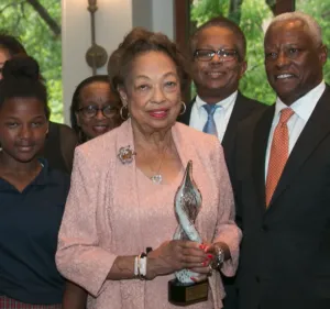 Drucie Chase with family at the Division of Campus and Community Engagement’s 2018 Evening of Honors