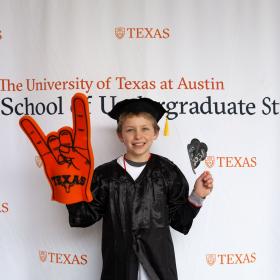 The future graduate photobooth hosted by Undergraduate Studies Council