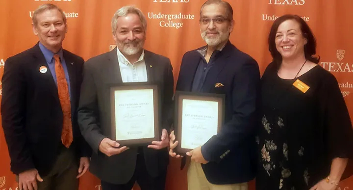Brent Iverson with Signature Course award winners